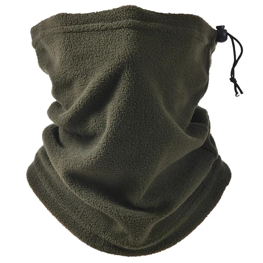 Polar Fleece Neck Tube Scarf Winter Ear Warmer Cycling Fishing Skating Running Sport Scarf Adjustable Neck Collar Neckerchief