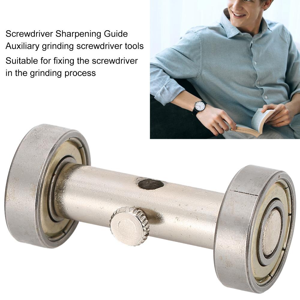 Length 5.5cm Screwdriver Sharpening Guide Metal Precision Screwdriver Roller For Watch Repair