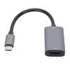 Portable Video Capture Card Equipment HDMI F To Type C M Maximum Support 1080P Gray