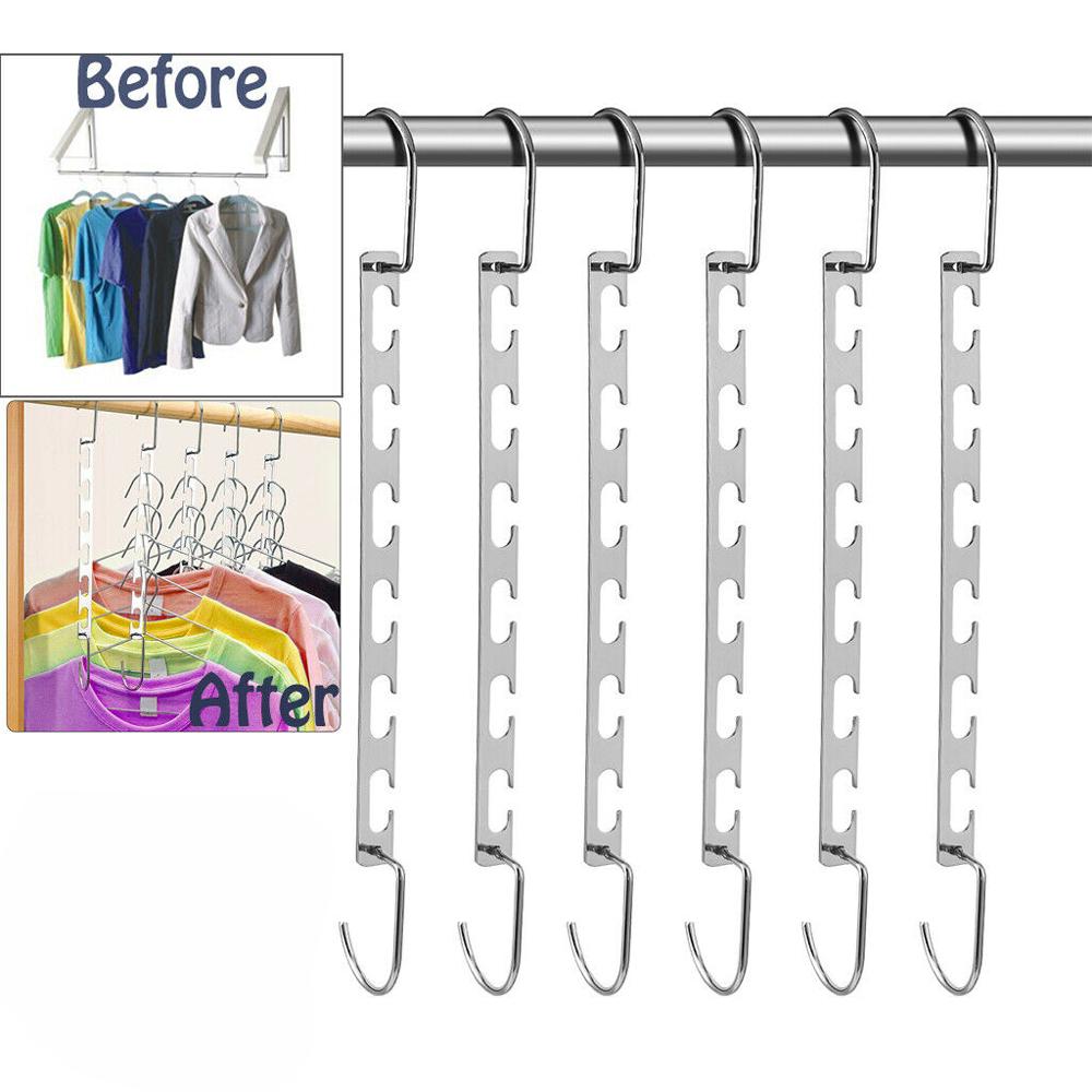 Wonder Space Saving Magic Hanger Clothing Rack With Hook Closet Organizer Wonder Space Saving Magic Hanger Clothing Rack With Hook Closet Organizer