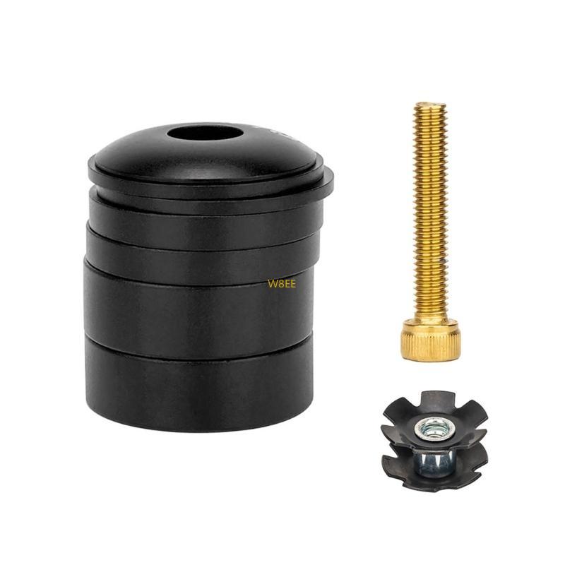 Bicycles Front Fork Stem Spacers Kits with Headset Star Nut Bike Headset Spacer