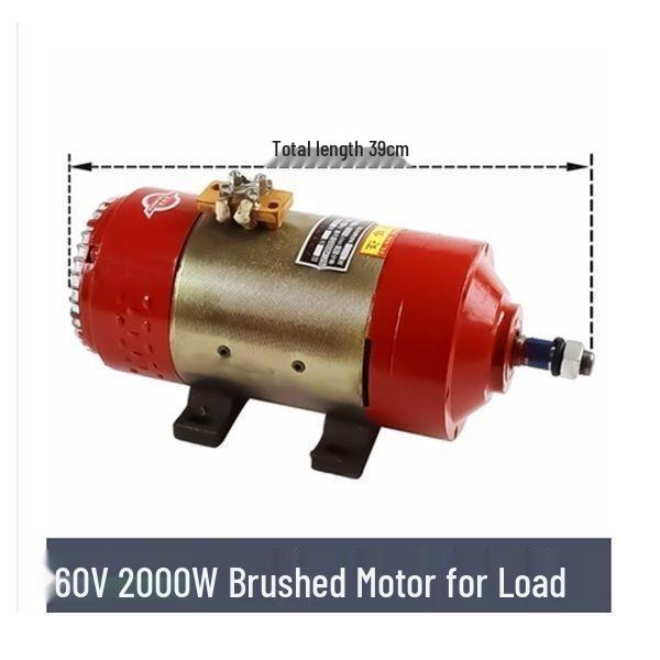 High-Power Pure Copper Brushed Motor for 24V-72V Electric Tricycles
