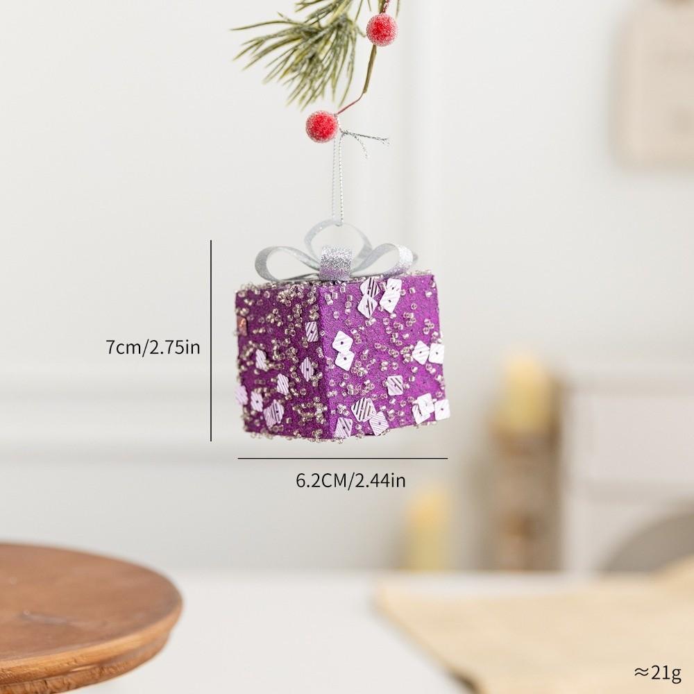 Foam Christmas Ornament Balls Purple Xmas Decor Christmas Tree Decor