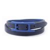 Great Bracelet Beapi De Bourtour Navy Leather Women Used