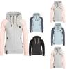 Luxurious Womens Fashion Zipper Sweater Hooded Cardigan Casual Hoodies Jacket Coat Tops