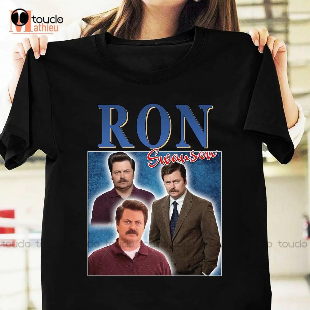 

Ron Swanson TShirt Fictional Character Shirt Parks And Recreation Tv Series TS Unisex T-Shirt XXXL