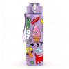 1PC Colorful Animal Character 750ml Color Plastic Sports Water Bottle Leakproof Flip Straw Lid Suitable for Sports Office Home Use