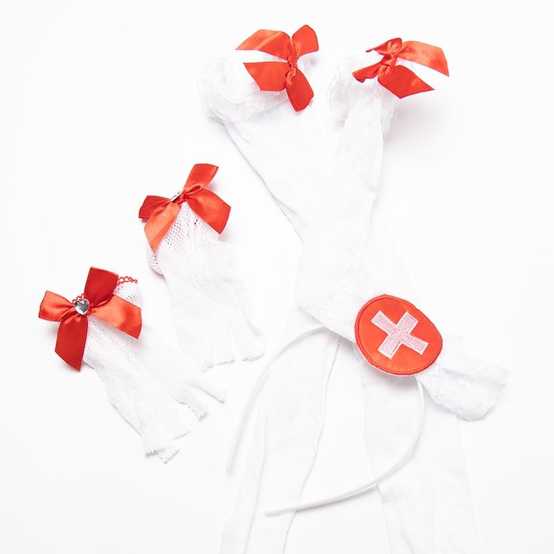 Šaty Sexy Nurse Identity V Cosplay Spodní prádlo Ženy Jednotná sada Sexuální kostýmy na hraní rolí Chirurgické čepice Dámské doplňky pro sestry