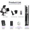 RGB LED Photography Video Light Panel Lighting Photo Studio Lamp Kit LED Camera Light Dimmable 3200K-5600K For Camera Camcorder