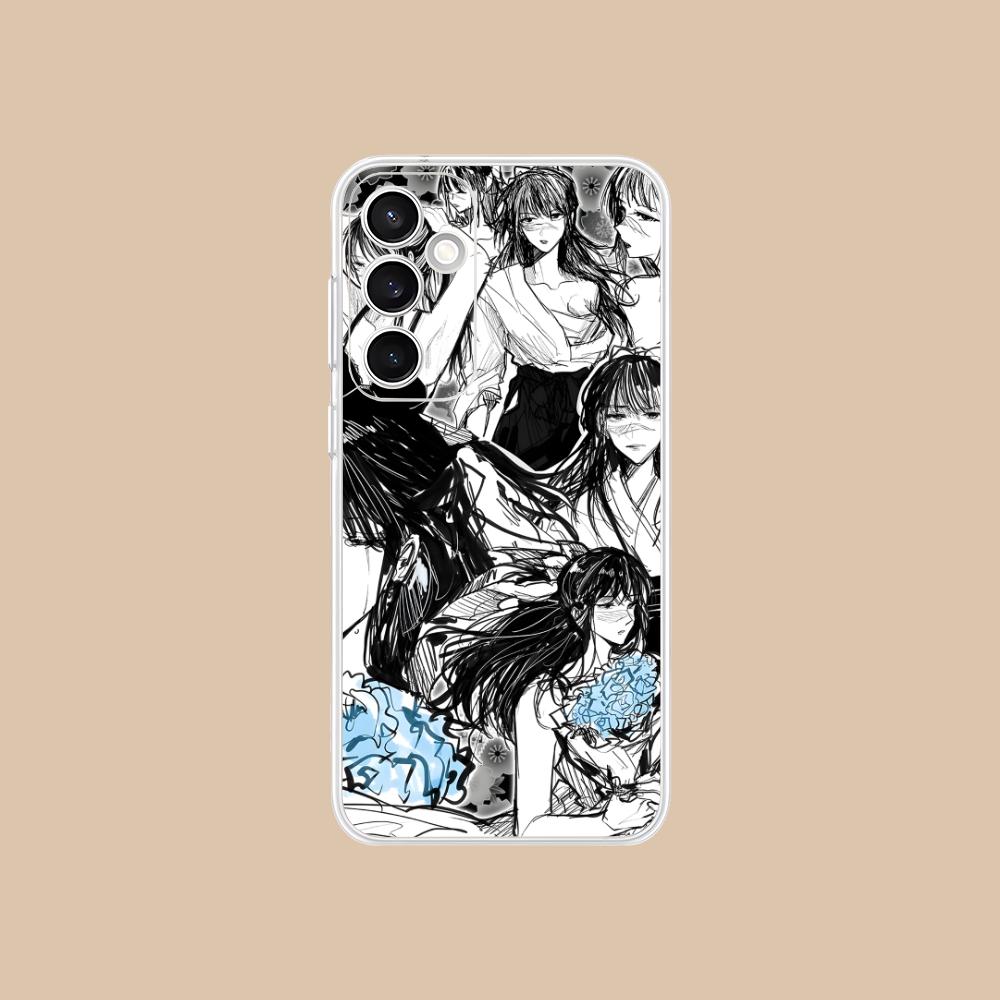 Jujutsu Kaisen Utahime Iori Phone Case for Samsung Galaxy S25 S24 S23 S22 S21Plus FE Ultra Clear Colorful Cover Cellphones Cover