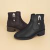 Elcanto Maz Women'S Side Zipper Detail Ankle Boots 4.5Cm Lcwa21M34V