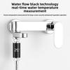Yieryi LED Sprchový teploměr Není potřeba baterie Senzor teploty vody pro miminka Digitální displej Pro monitorovací nástroj na koupelnovou baterii