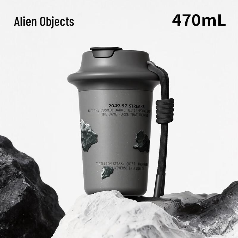 BABLOV Ceramic Lined Insulated Coffee Mug 470ml