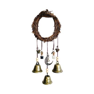 Wall Hanging Wind Chimes Praying for Blessings Bell Door Talisman Witchcraft Decorative Pendant