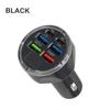 6 Ports USB Car Phone Charger LED Digital Display PD 12V/24V For QC3.0 Fast Charger For Phones Bluetooth-compatible Devices