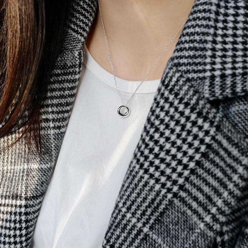 Genuine 925 Sterling Silver Necklace for Men and Women. Simple, Thin, Small Chain Set with a Drawstring Pouch. Casual, Cute, Popular Brand Jewelry