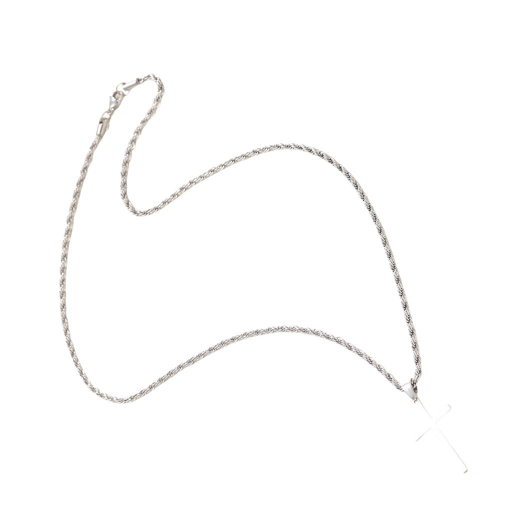 Sturdy Alloy Crosses Pendant Necklace Minimalist Elegant Color Jewelry Accessory for Men and Women Fashion Choker Gifts