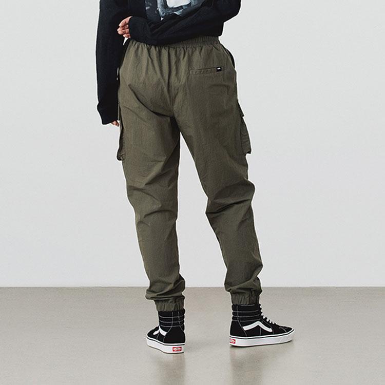 Vans Woven Cargo Joggers Women Bottoms Green VN0A4UT5KCZ