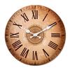 14" Retro Wooden Silent Wall Clock - Personalized Cool MDF Décor