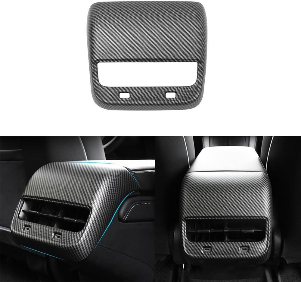 Tesla Model 3/Y Rear Air Vent Protector & Anti-Kick Panel Accessory.