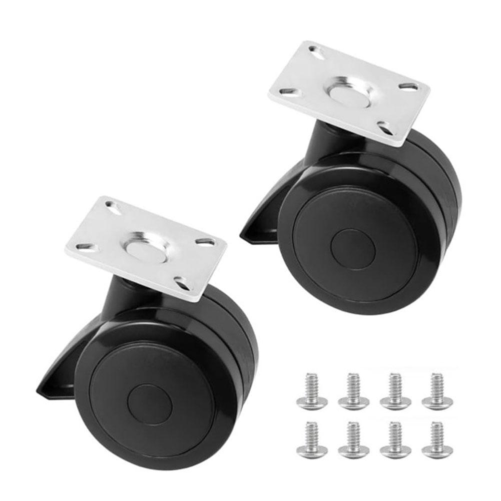 2 stuks BBQ 69827 69828 Vervangende Wielset Voor Weber Voor Spirit 200/300 Grills 4651240551 Vergrendelende Wielen Met Plaat En Schroeven