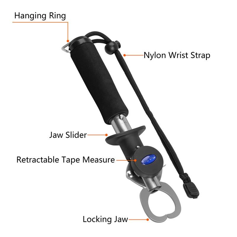Verschiedene Stile Fischgreifer und Zange Tackle Angelzange Klemmen-Set mit Fischmaulgreifer Waage Multifunktionaler Schnurabschneider