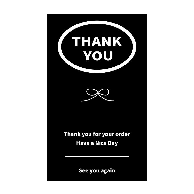 In-Stock Rectangular Thank You Stickers for Airplane Box Sealing, Gift Box Packaging, Decorative Coated Paper, Self-Adhesive.