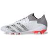 Predator Round Toe Lace-Up AG (Rubber Short Studs) Non-Slip Durable Soccer Shoes Men Soccer Shoes White Gray GZ2806