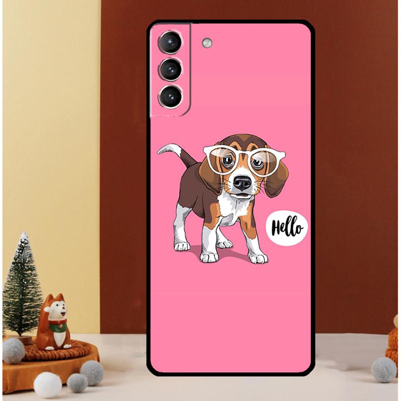 

Beagle Dog Cute Cartoon Case For Samsung Galaxy S26 S25 Ultra S23 S20 FE S21 S22 S24 Plus S10 S25 FE Cover Funda Galaxy S24