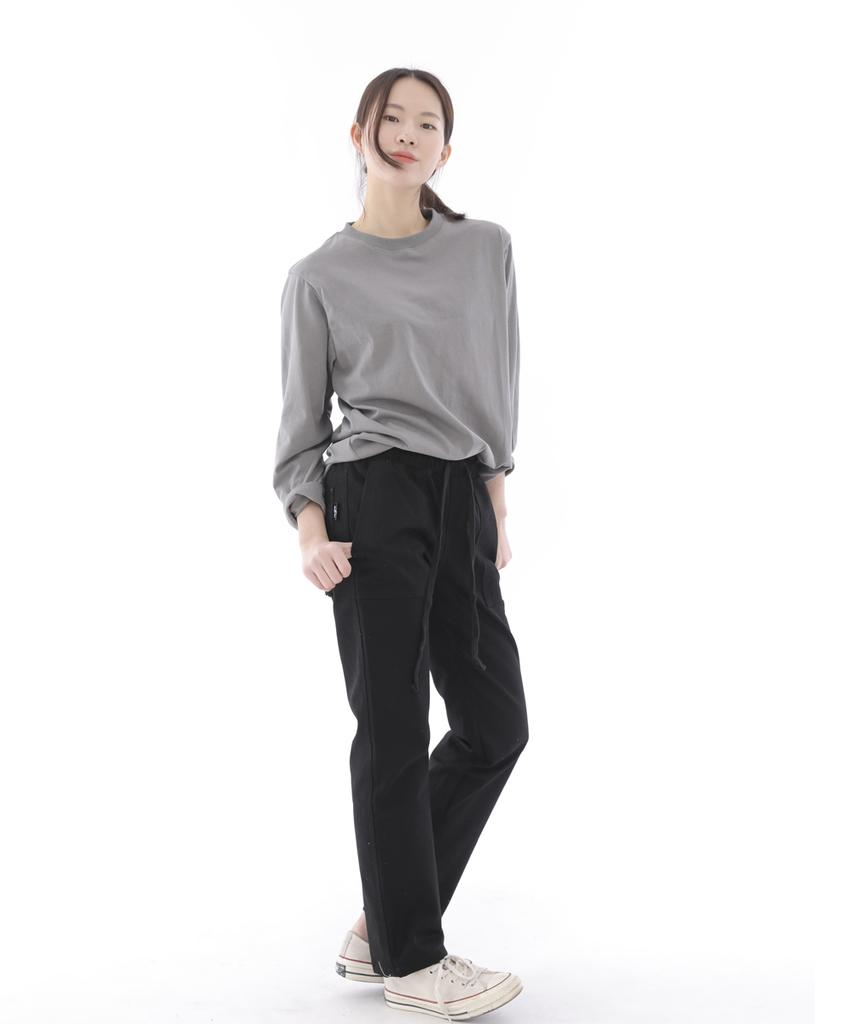 Seinteukeulu Nice Bag Straight Fatigue Pants Nsb-320 Black