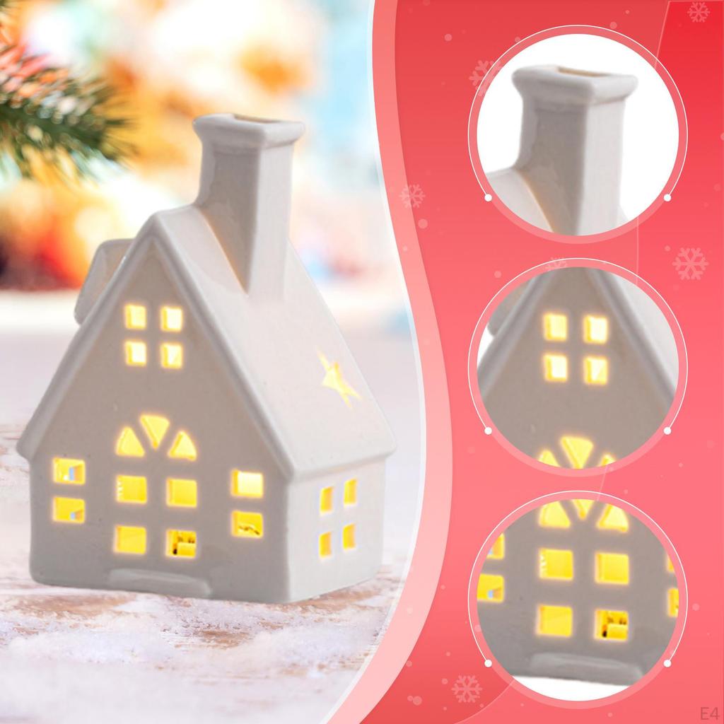 Keramik mit LED-Beleuchtung, kleine Figur.