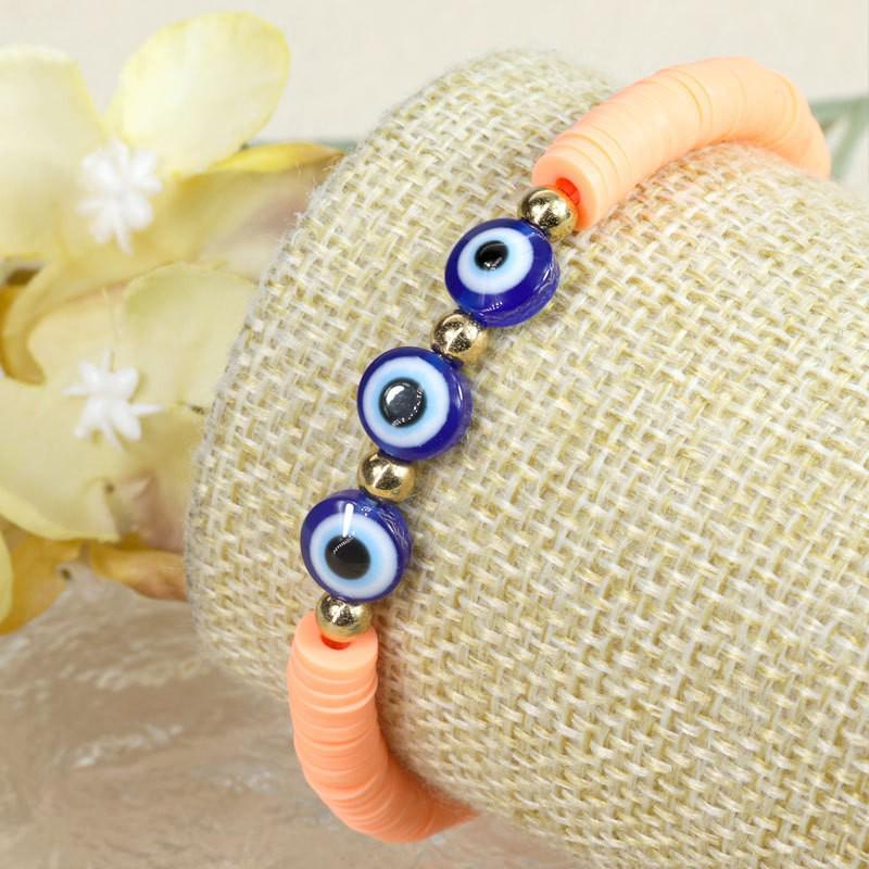 Evil Eye Crystal Beaded Adjustable Bracelet for Boys & Girls