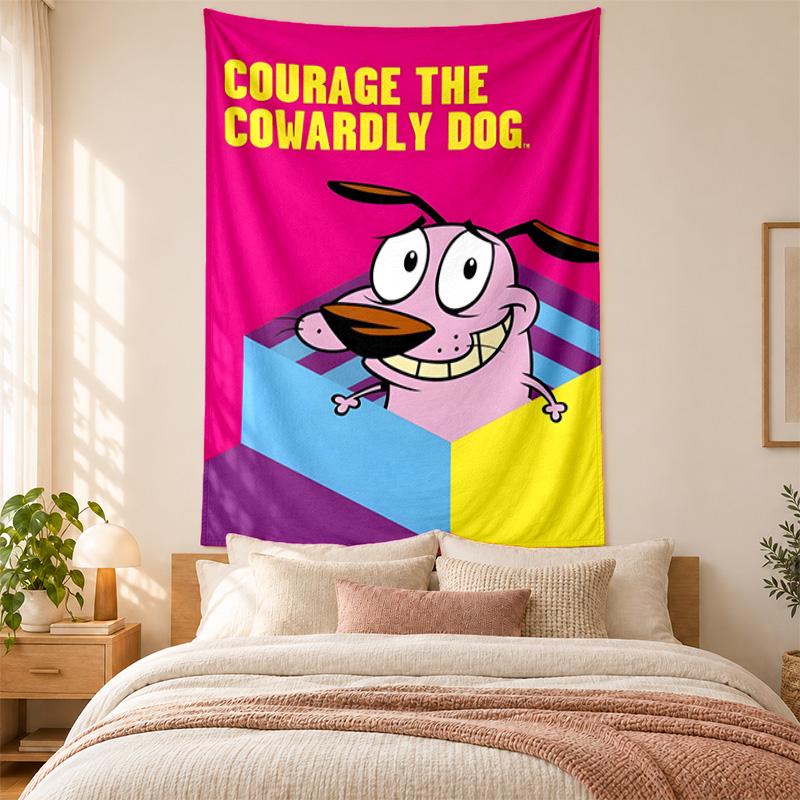 Brave Dog Tapestry highquality for decorating living room bedroom dorm walls ideal as bedroom wallart orholiday gift