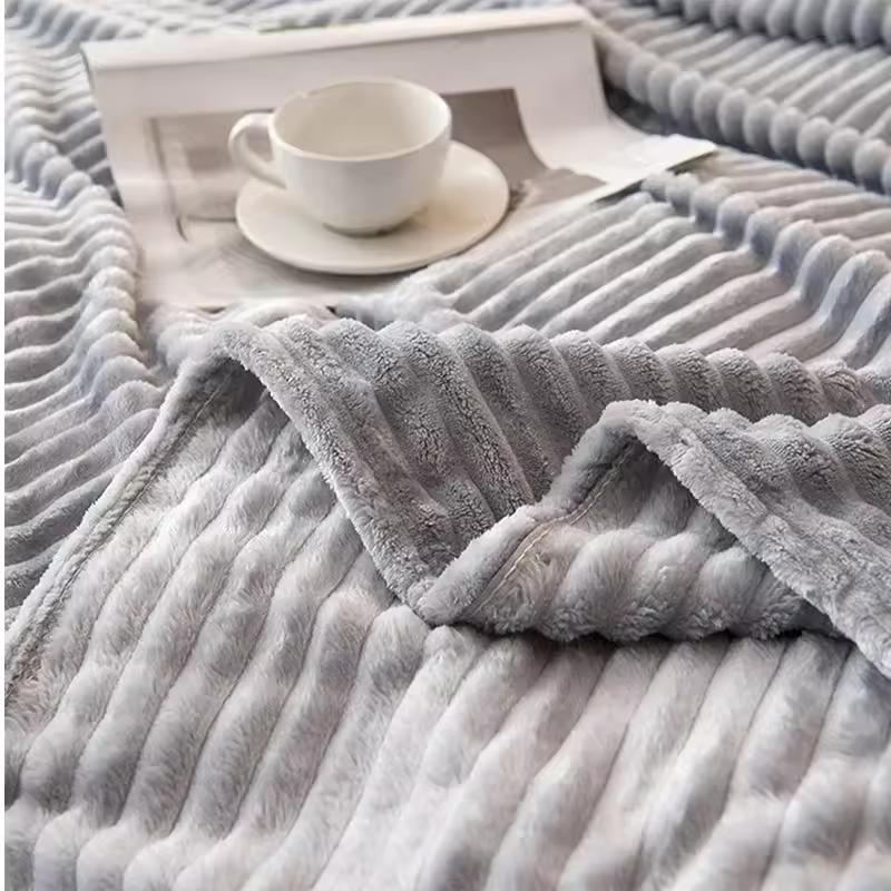 Thick Magic Plush Blanket Home Office Nap Blanket, Solid Color Blanket Cat Dog Pet Warm Bed Pet Sleeping Mat