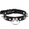 1 Stück Süß Kühl Cosplay Nieten Stern Punk Rock Gothic Damen Halsband Pu Leder Dorn Hip Hop Bondage Choker Schmuck