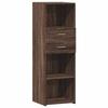 VidaXL Highboard Brown Oak 40x42.5x124 Cm Engineered Wood, Sideboard, Cupboard, Side Cabinet, Cabinet, Cabinet of 846165