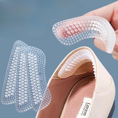 Silicone Shoes with Heel Stickers To Prevent Heels From Dropping and Rubbing Feet High Heels Half-size Insoles and Heel Shoes