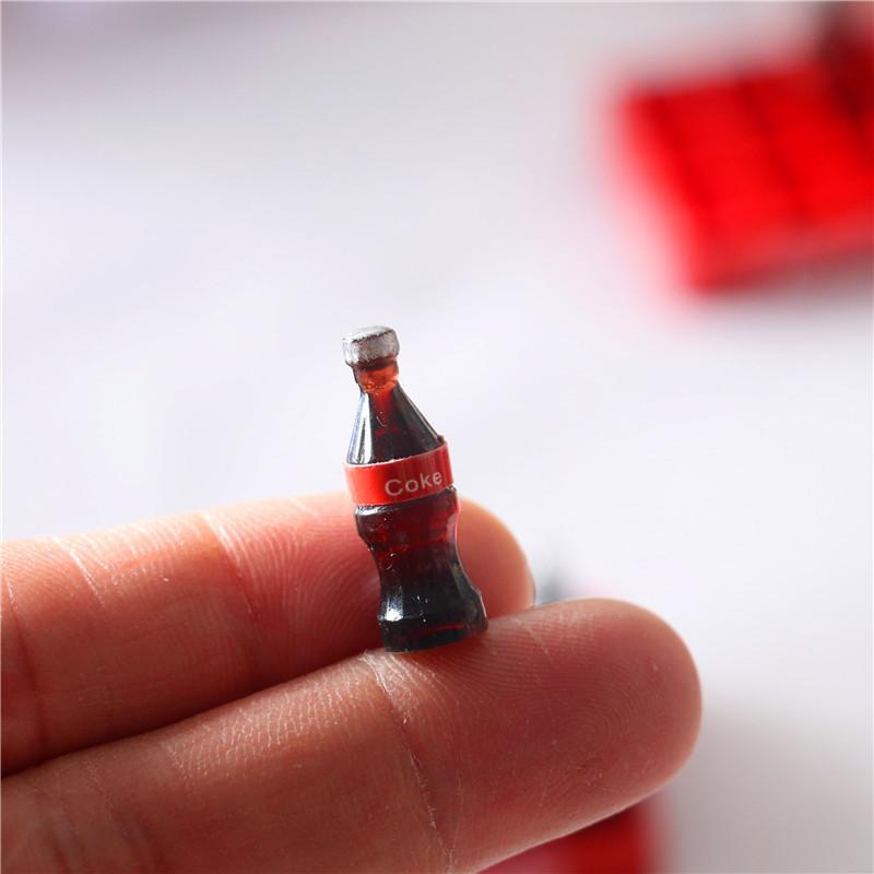 1:12 Dollhouse Mini Coke Basket Miniature Food Model Dollhouse Decoration Doll Kitchen Play Scene Accessories