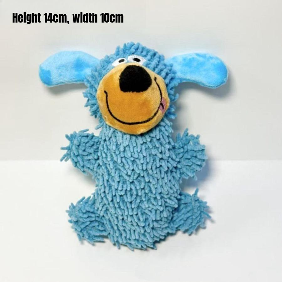 

Strange Dog Toy, Blue Dog Grinding Teeth, Teeth Cleaning, Interactive Accompaniment, Sound Cleaning Mouth, Sound Relief Toy синий