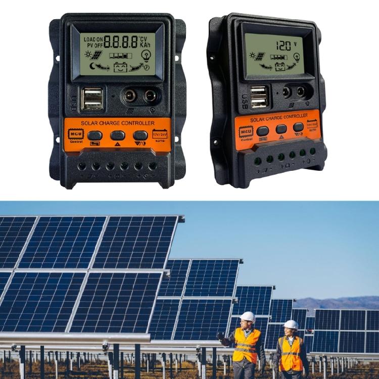 PWM Solar Charge Controller With LCD Display 10/20/30A Auto Solar Charge Battery Regulator for Electronic Device