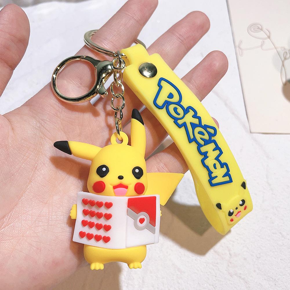 85 Styles Pokémon Pocket Monster Keychain Bag Decor Pikachu Desk Ornaments Car Key Chain Accessories Small Gift Between Friends