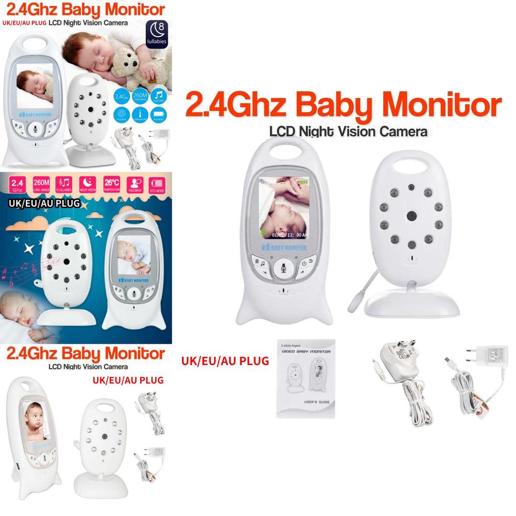 Vb601 Baby Monitor High Definition Lcd Display With Two Way Talk And Adjustable Brightness