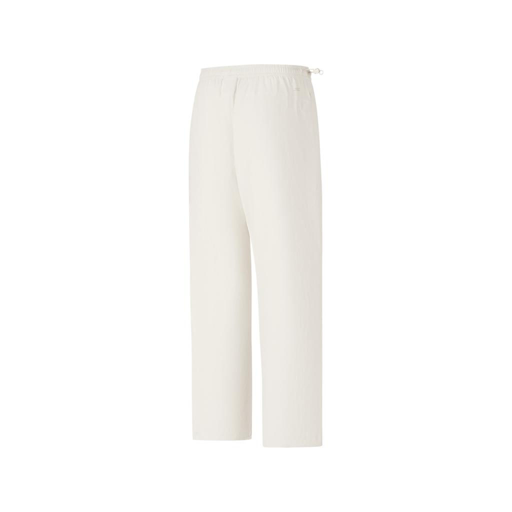 Skechers Warm Woven Comfortable Stretch Straight Leg Versatile Casual Pants Women Bottoms Gardenia P225W299-01B4