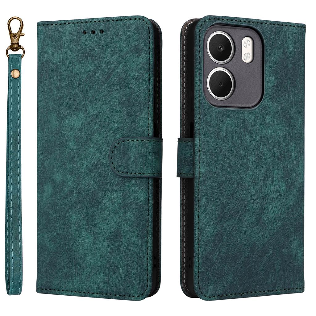 For Oppo A5x 5G/4G Case Wallet RFID Blocking PU Leather Phone Cover Stand with Strap