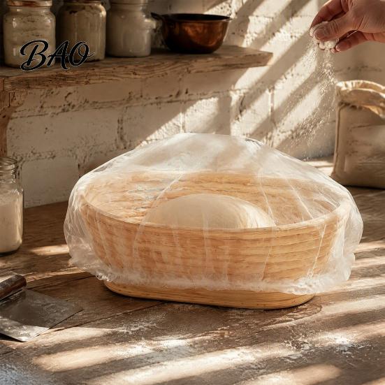 Kitchen Tools for Bread Making Non-woven Banneton Proofing Basket Liners, Disposable Stretchable Fermentation Covers, Fabric Liners Non Stick