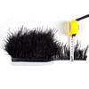 Feather1Meter Fluffy Ostrich Feathers Trim 6-8CM for Diy Craft Sewing Fringe Ribbon Dress Wedding Party Stage Clothing Plume Decoration