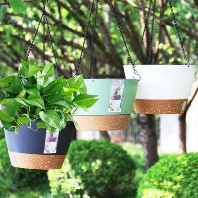 Hanging Flower Plant Pot Basket Flower Pot Stand Balcony Garden Decoration Hook-Type Pot Plastic Hanging Pots