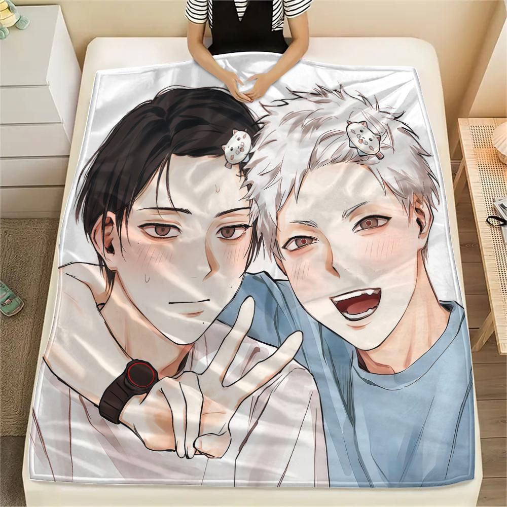 1PC The Summer Hikaru Died Print Flannel Blanket, High quality All Seasons, Home Decor, Warmth and Comfort, Perfect for Christmas Gifts