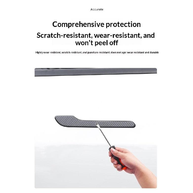 For Tesla Model 3 Y YL Highland Juniper Car Interior Door Switch Button Trim Sticker Door Handle Protector Wrap Cover Accessorie Interior Mirrors 6