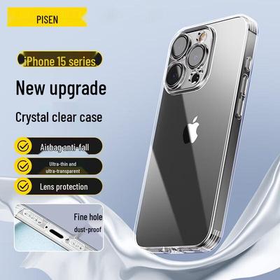 Pisen Transparent Magsafe & Anti-Drop Phone Case for iPhone 15/16 Series